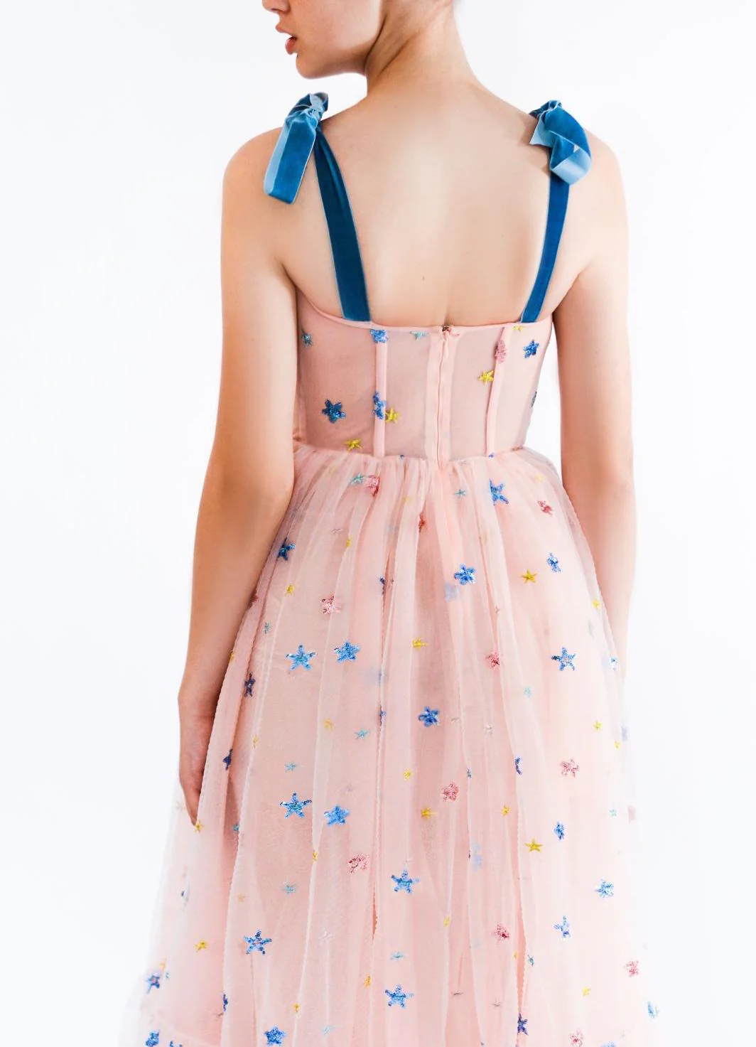 Pink Sky Midi Dress - Image 3