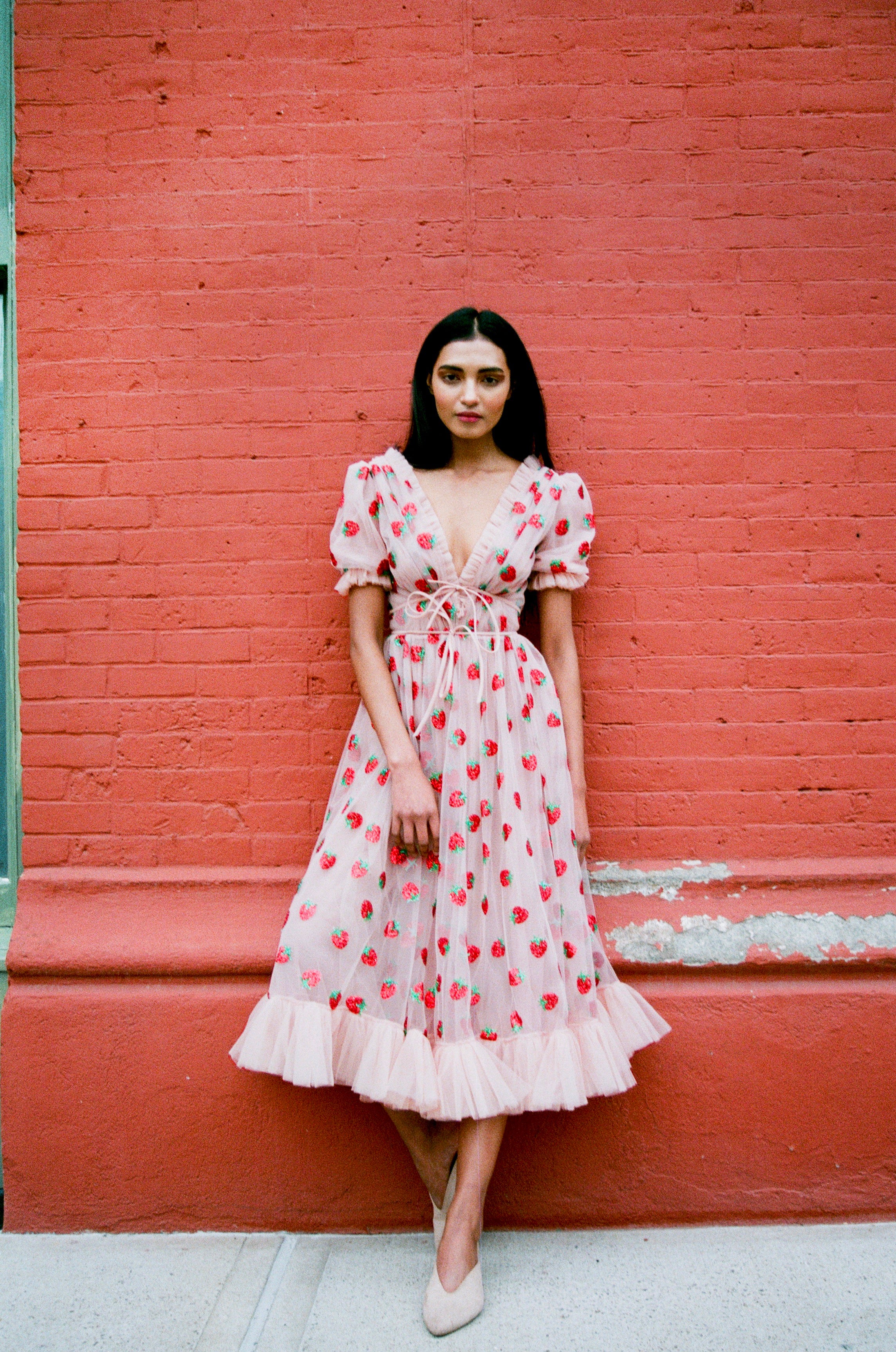 Strawberry Midi Dress - Image 4