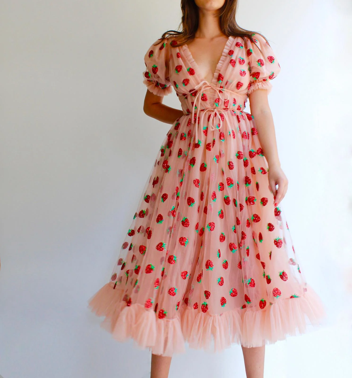 Strawberry Midi Dress - Image 6